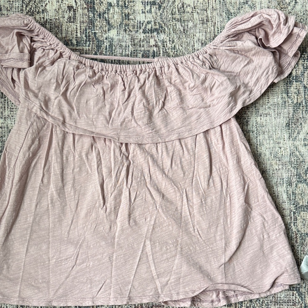 Rebecca minkoff off shoulder shirt